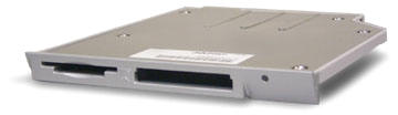 Main view of the memory card reader
